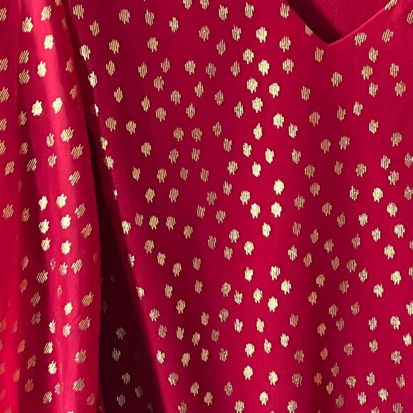 1. State Gold Metallic Print Blouse Size Small NWT - Picture 6 of 9